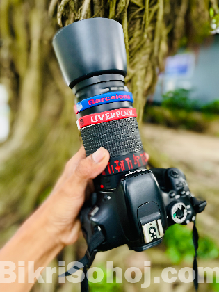 Canon 600D 75-300 zoom lence with box ✅
